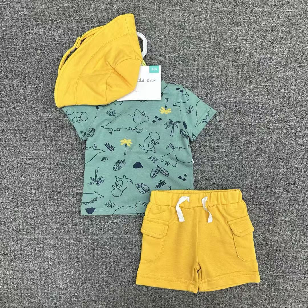 Baby Girl Letter Print Pattern Solid Color Casual Pants In Summer